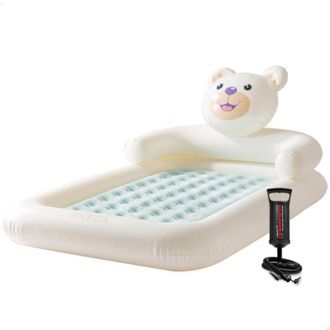 Intex Colch&oacute;n Hinchable 178x114x71 Cm Con Bomba De Pist&oacute;n Intex 66814np