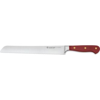 W&uuml;sthof Classic 9-Inch Precision Double-Serrated Bread Knife in Red Purple at Nordstrom
