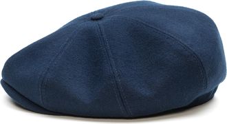Sterkowski Peaky Style Cap | 100% Wool Newsboy for Men Flat Mens Caps Baker Boy Warm Hat Paperboy Peaks Retro Classic 56 cm Navy Blue