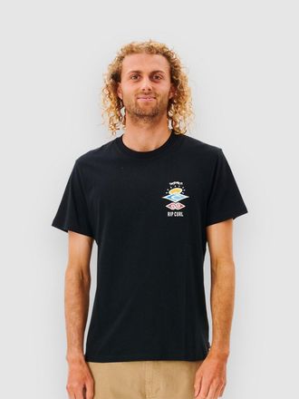 Rip Curl Search Icon T-Shirt schwarz