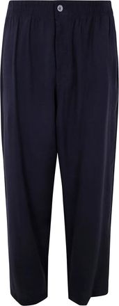 Emporio Armani Pantaloni con piega - Blu