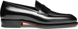 Santoni Mocassini in pelle - Nero