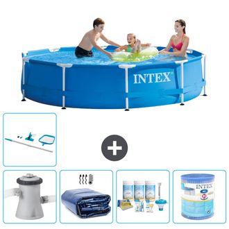 Intex Piscina Con Estructura Redonda - 305x76 Cm - 8-piezas S31630