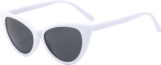 Generic Outdoor Mens Vacation Sunglasses Women Commuter Sports Decorative Sun Glasses(White)