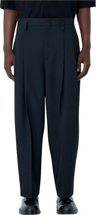 Jil Sander Relaxed Fit Pantalon - Heren - Nette broeken - Zwart - XL - Broeken