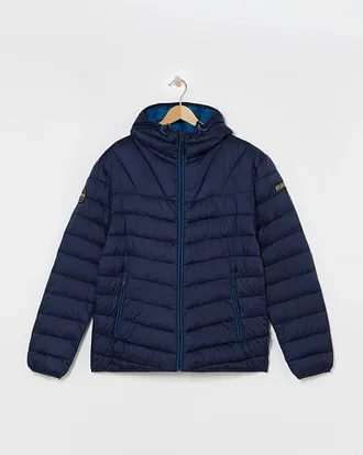 Napapijri Aerons Hooded Coat - Navy
