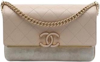 Chanel Pre-owned Lady Coco Cross Body Bag - Dames - Vintage Schoudertas - Beige - ONE Size - Leer - Vintage