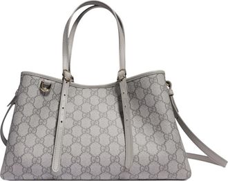 Gucci Grey GG Emblem small tote