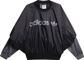 adidas originals x HUMAN MADE Crossover Embroidered Logo Round Neck Sports Black GM4278