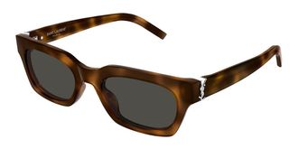 Saint Laurent SL M175 003 Womens Sunglasses Tortoiseshell Size 52 - Free RX Lenses - Free RX Lenses