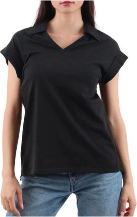 Liu Jo Dames, Tops, Zwart, Maat: XS Katoen