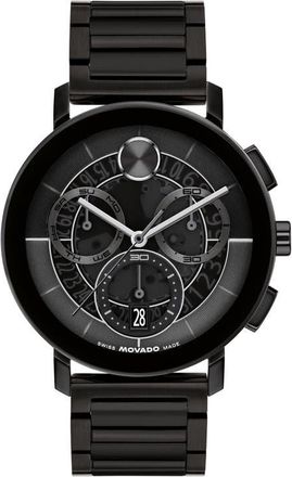 Movado Bold Evolution 2.0 Chronograph Bracelet Watch, 42mm in Black at Nordstrom, Size 42 Mm
