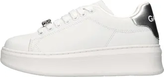 Ga&euml;lle Paris Schoenen, Dames, Wit, 40 EU, Leer, Leren en kunstleren sneakers