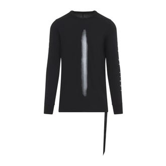 Rick Owens Level LS T - - Tops - Uomo - Nero - S