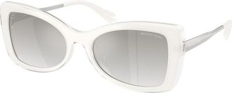 Michael Kors MK2272U MALAGA 405201 Womens Sunglasses White Size 53