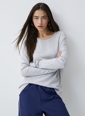 Twik Womens Crew-neck loose sweater