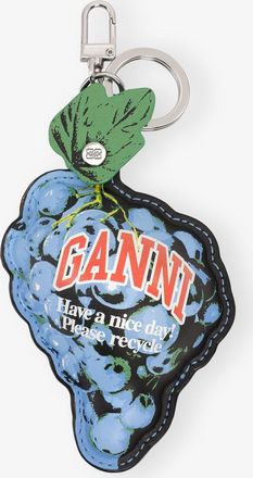 Ganni Silver Lake Blue Grape Coin Purse