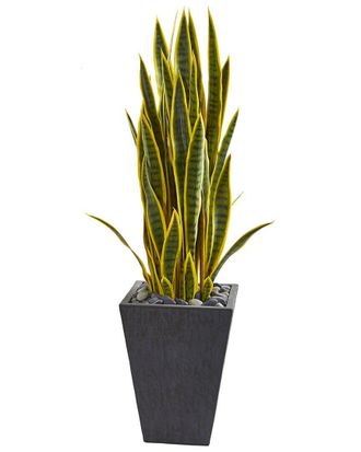 Nearly Natural 3.5Ft Sansevieria Artificial Plant In Planter