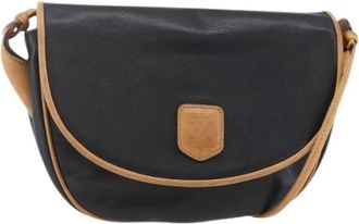 Celine Pre-owned Cross Body Bags, female, Black, Size: ONE SIZE Pre-owned Leather Crossbody Bag