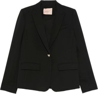 Twinset Jassen, Dames, Zwart, M, Twin-set Jas