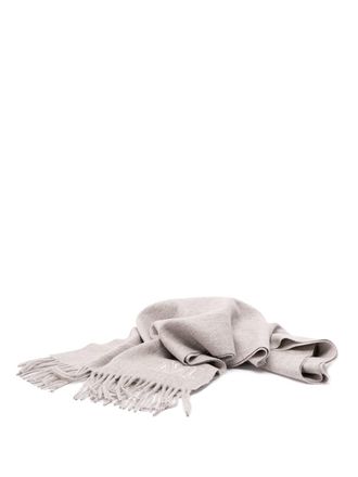 Max Mara Monogram Embroidered Cashmere Stole