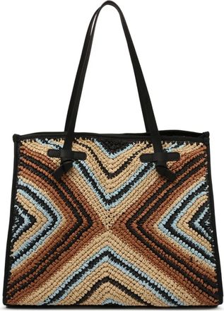 Gianni Chiarini Borsa tote con motivo chevron - Toni neutri