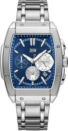 JBW Echelon Diamond Bracelet Strap Chronograph Watch, 41mm x 12mm in Stainless Steel at Nordstrom Rack