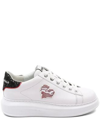 Karl Lagerfeld Sneakers con applicazione - Bianco