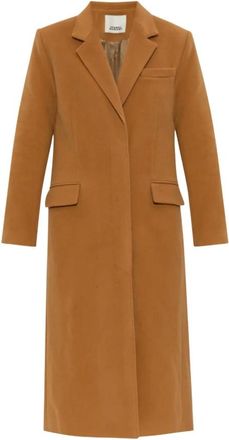 Isabel Marant Isabel Marant, Single-Breasted Coats, female, Brown, Size: XS Ellenita Coat