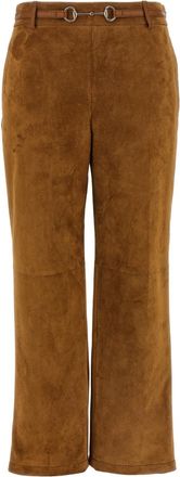Gucci Brown Suede pants