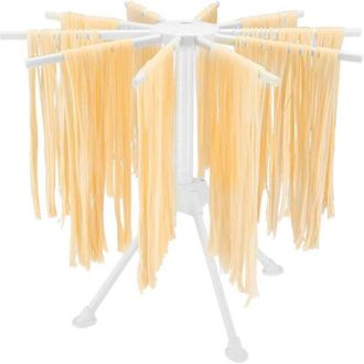 OEM Stendino Pieghevole Per Pasta Fresca, 10 Barre, Portatile, Facile Da Riporre, Veloce Da Montare (bianco)