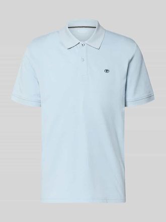 Tom Tailor Regular Fit Poloshirt aus reiner Baumwolle in Hellblau, Gr&ouml;&szlig;e XXXL