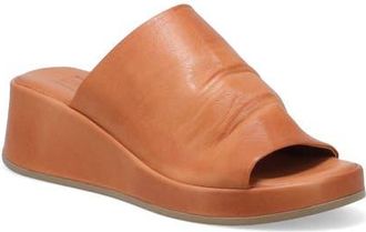 Miz Mooz Patsey Platform Wedge Slide Sandal in Brandy at Nordstrom, Size 10.5-11Us