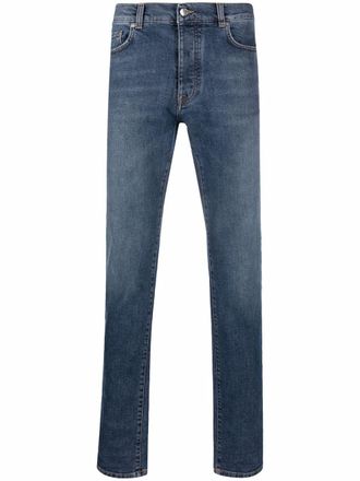 Iceberg Jeans skinny con ricamo - Blu