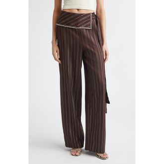 Siedres Blanche Pants in Dark Brown at Nordstrom, Size 8 Us