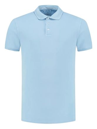 Fedeli short-sleeve polo shirt - Blue