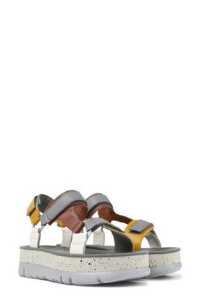 Camper Oruga Platform Sandal in Grey Multi at Nordstrom Rack, Size 40
