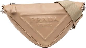 Prada 2013-2025 Grace Lux Triangle crossbody bag - Marrone