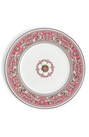 Wedgwood Florentine Bone China Dinner Plate in Fuchsia at Nordstrom