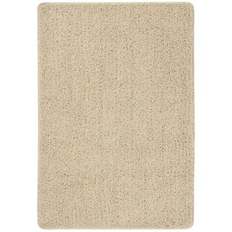 vidaXL Shaggy Rug Cream 120x170 cm Anti Slip Vidaxl