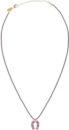 Mya Bay Horseshoe necklace - women - Metal - One Size - Pink