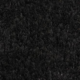 Berkfield Home Durable Door Mat Black 100x300 cm Tufted Coir