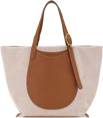 Longchamp Complice Canvas & Leather Tote in Caramel at Nordstrom