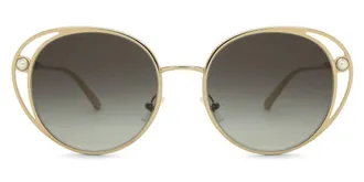 Jimmy Choo London JC4003HB 30068G Womens Sunglasses Gold Size 53