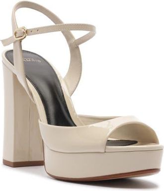Alexandre Birman Amy Platform Sandal in Eggshell at Nordstrom, Size 11.5
