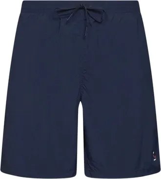 Fendi Badmode, Heren, Blauw, L, Nylon, Zwemshorts