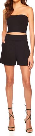 Susana Monaco Pleated Short In Black