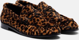 Saint Laurent Mocassini in cavallino con stampa