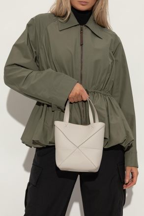 Loewe Handbag Puzzle Fold Mini, Womens, Grey