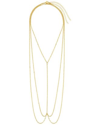 Sterling Forever 14K Gold Sloan Layered Body Chain
